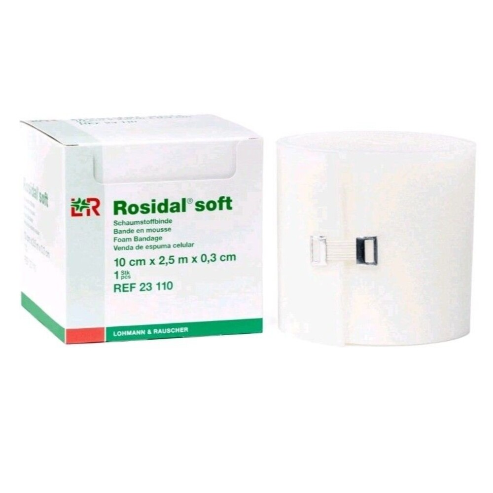 Lohmann & Rauscher Rosidal soft Foam Padding 10 cm x 2,5 m x 0,3 cm